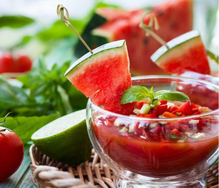 Sopas frías para combatir el calor